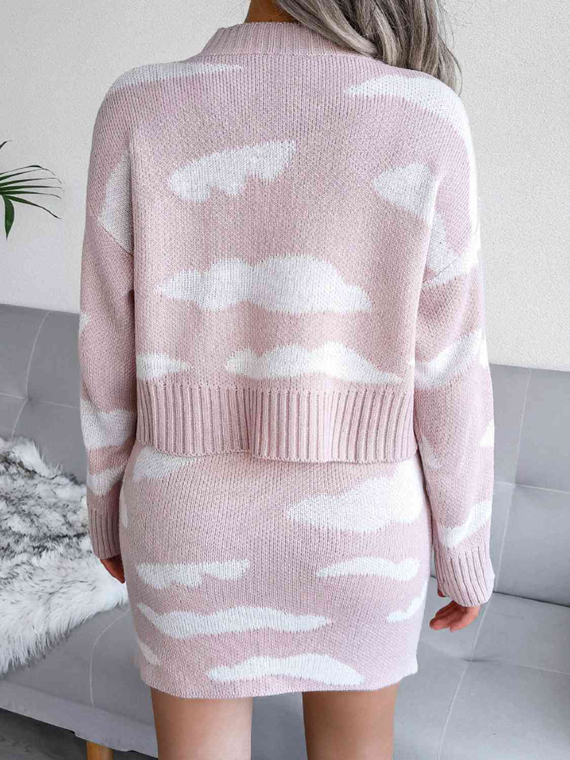 Cloud Sweater and Knit Skirt Set - Loulou Boutique