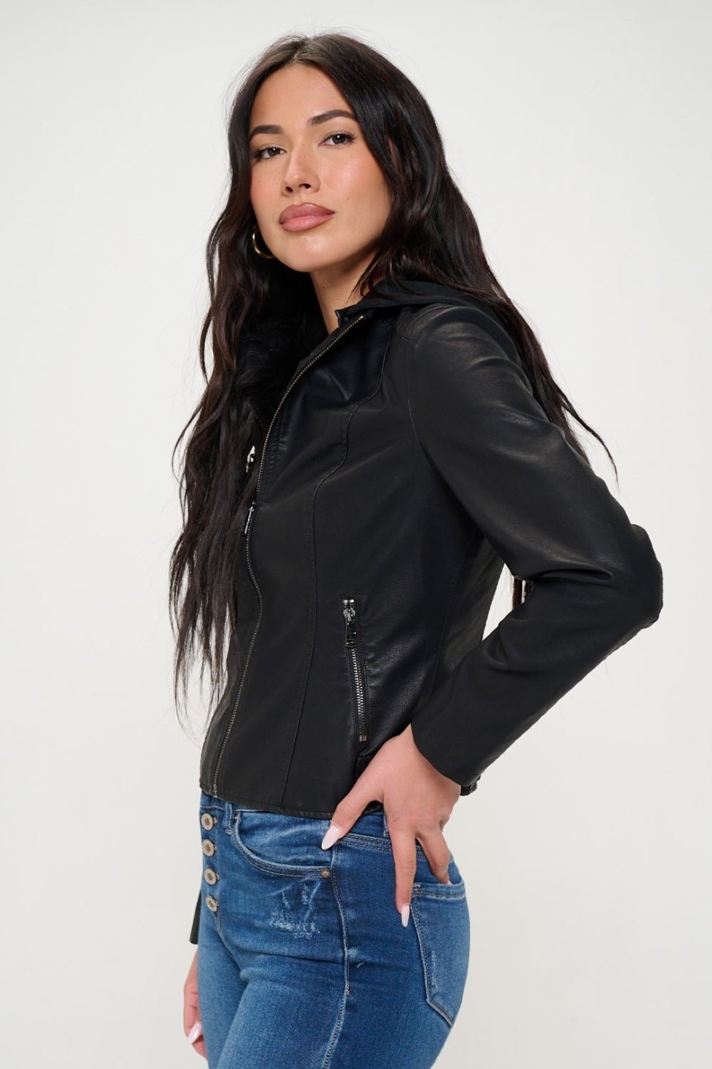 Coalition LA Zip Up Hooded Jacket - Loulou Boutique