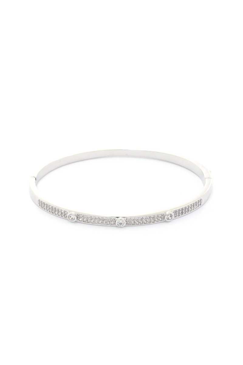 Cubic Zirconia Encrusted Bracelet - Loulou Boutique