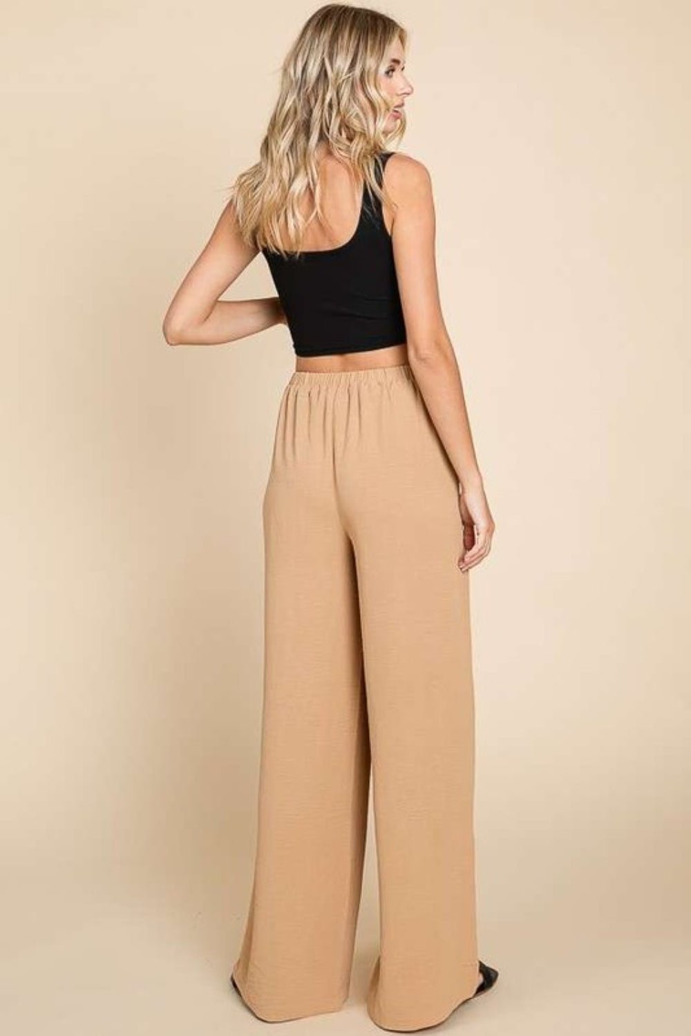 Culture Code Full Size High Waist Wide Leg Cargo Pants - Loulou Boutique