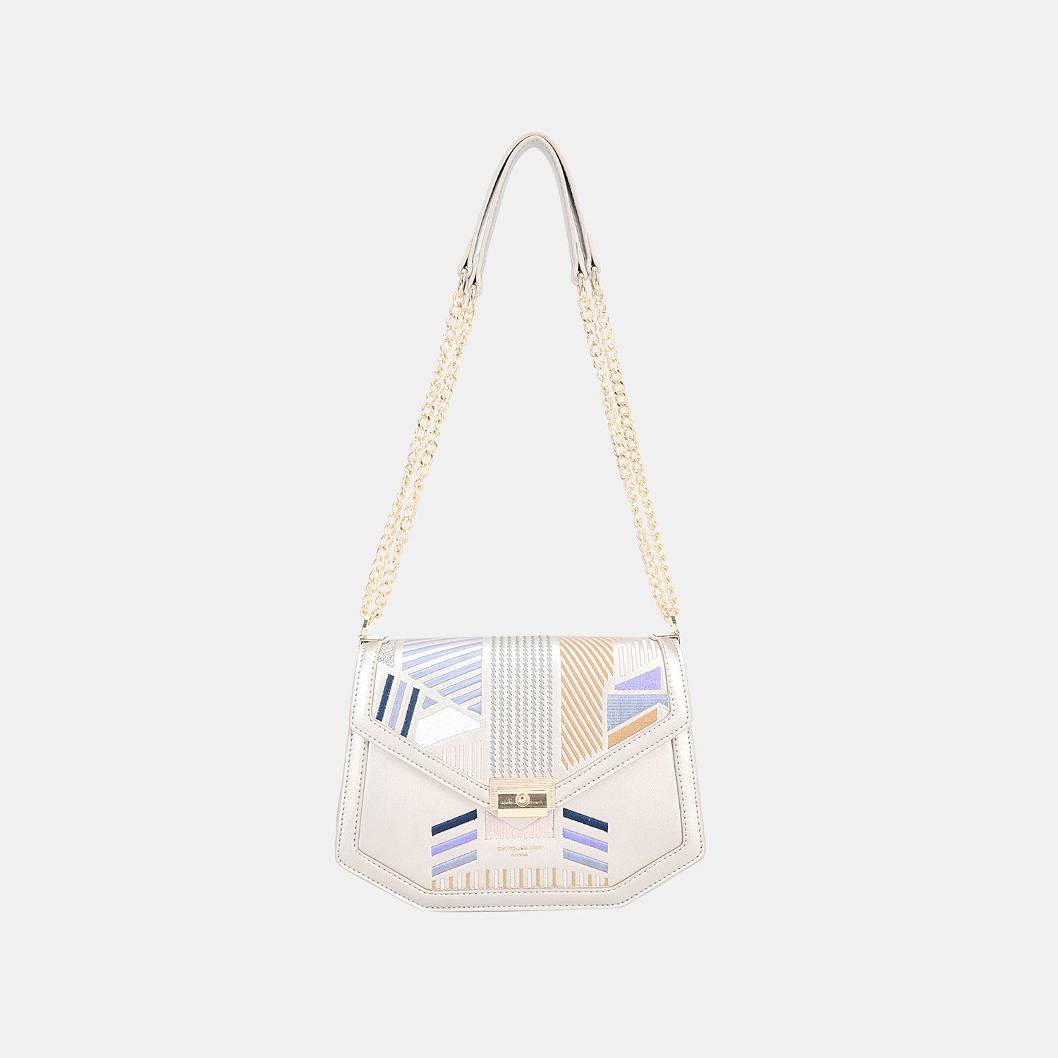 David Jones Geometric Print Crossbody Bag - Loulou Boutique