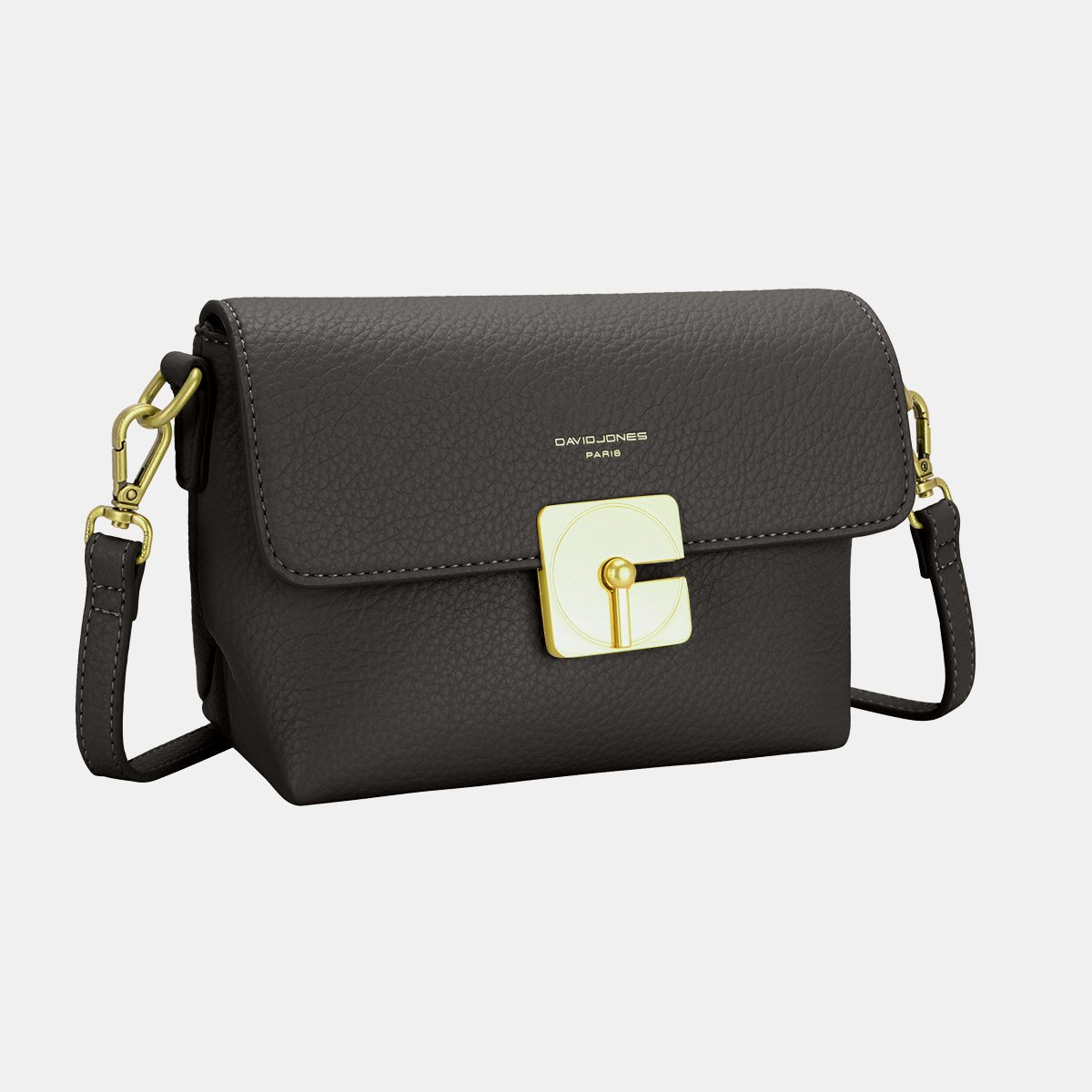 David Jones PU Leather Crossbody Bag - Loulou Boutique