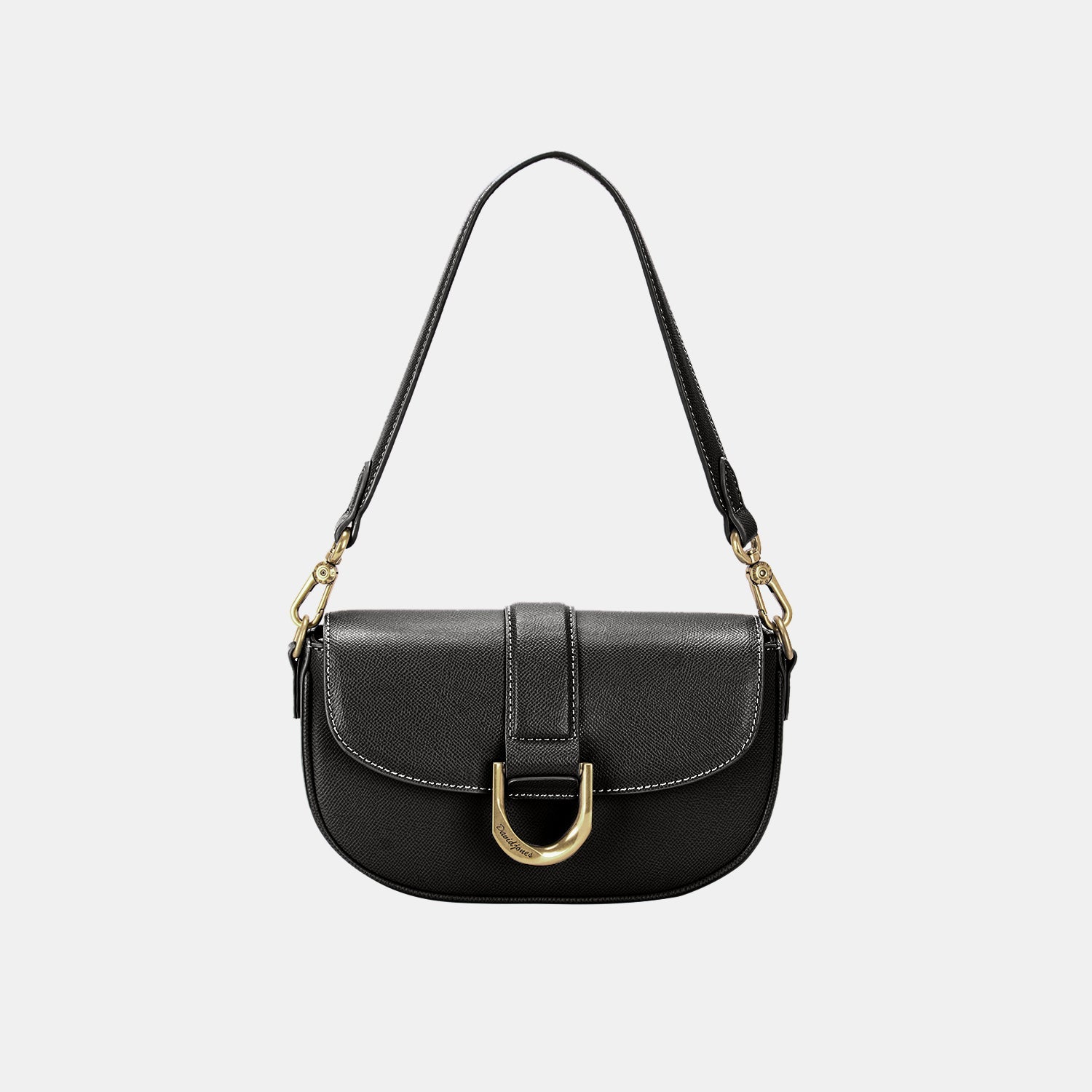 David Jones PU Leather Shoulder Bag - Loulou Boutique