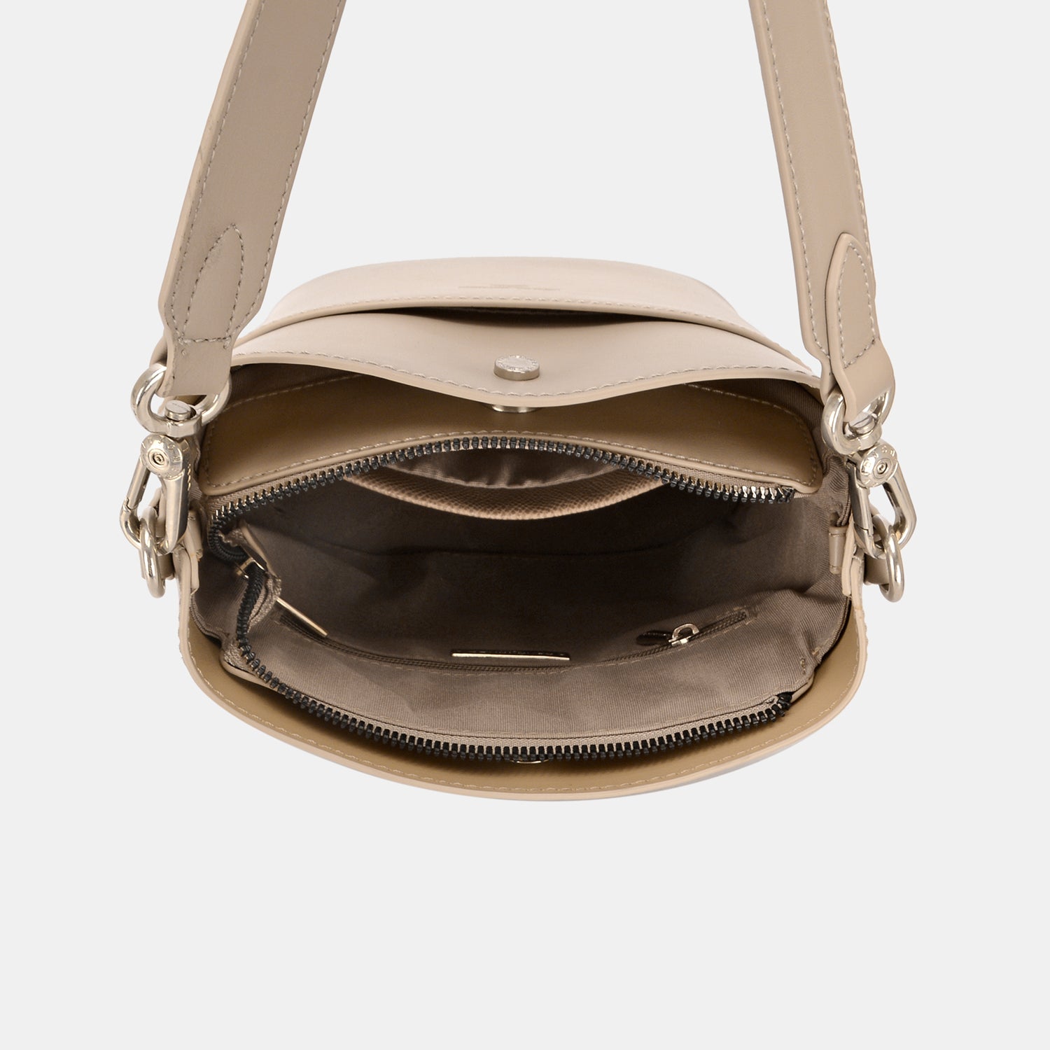 David Jones PU Leather Shoulder Bag - Loulou Boutique