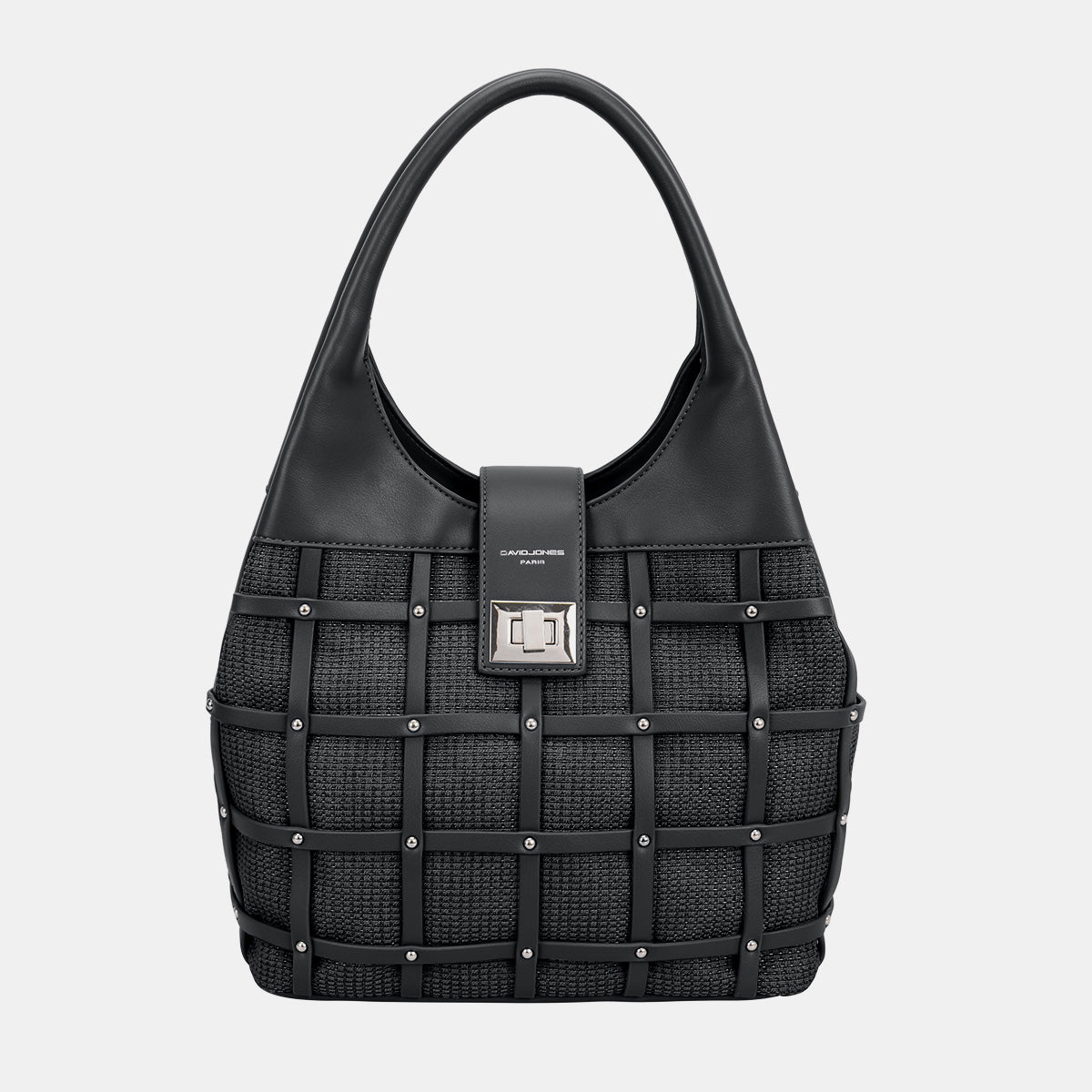 David Jones Rivet Decor Handbag - Loulou Boutique