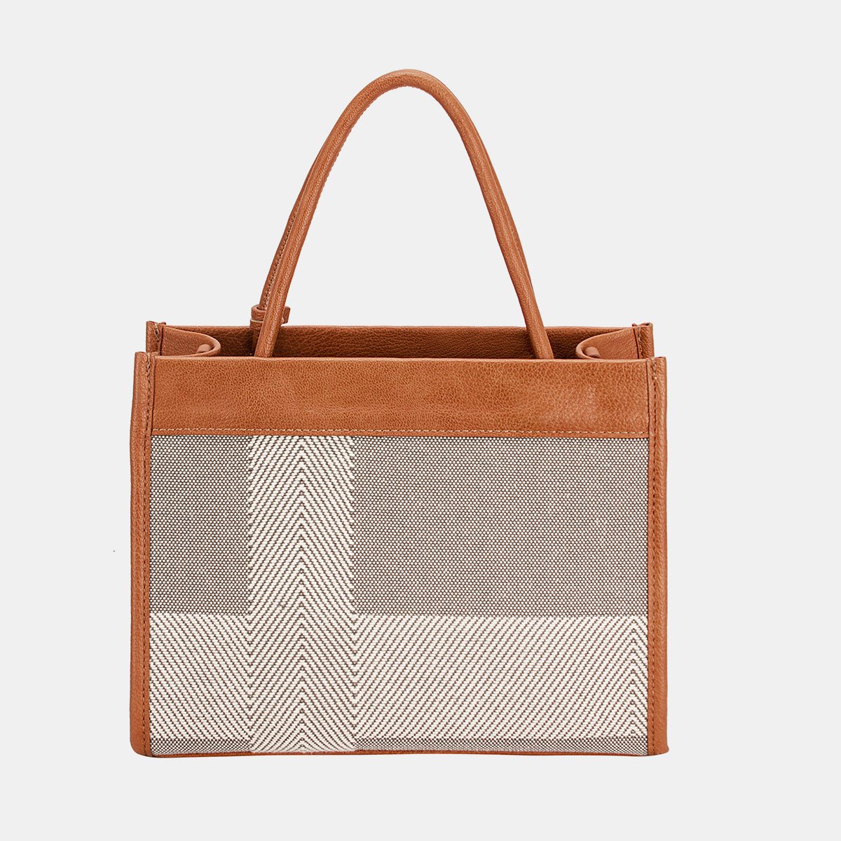 David Jones Striped Contrast Tote Bag - Loulou Boutique