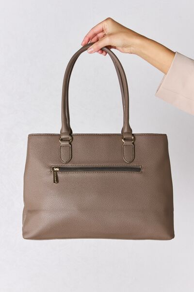 David Jones Structured Leather Handbag - Loulou Boutique