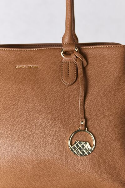 David Jones Structured Leather Handbag - Loulou Boutique