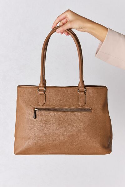 David Jones Structured Leather Handbag - Loulou Boutique