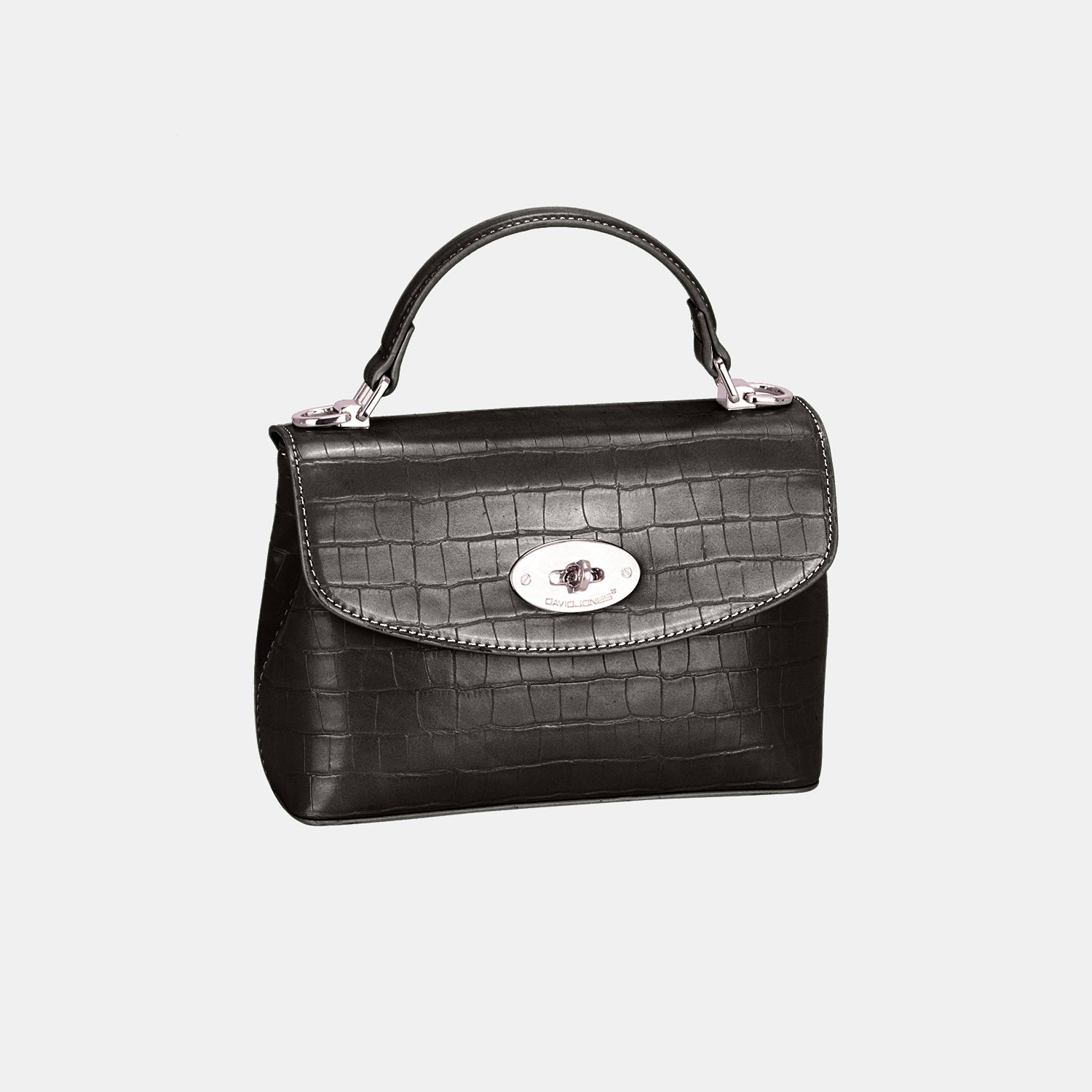 David Jones Texture PU Leather Handbag - Loulou Boutique