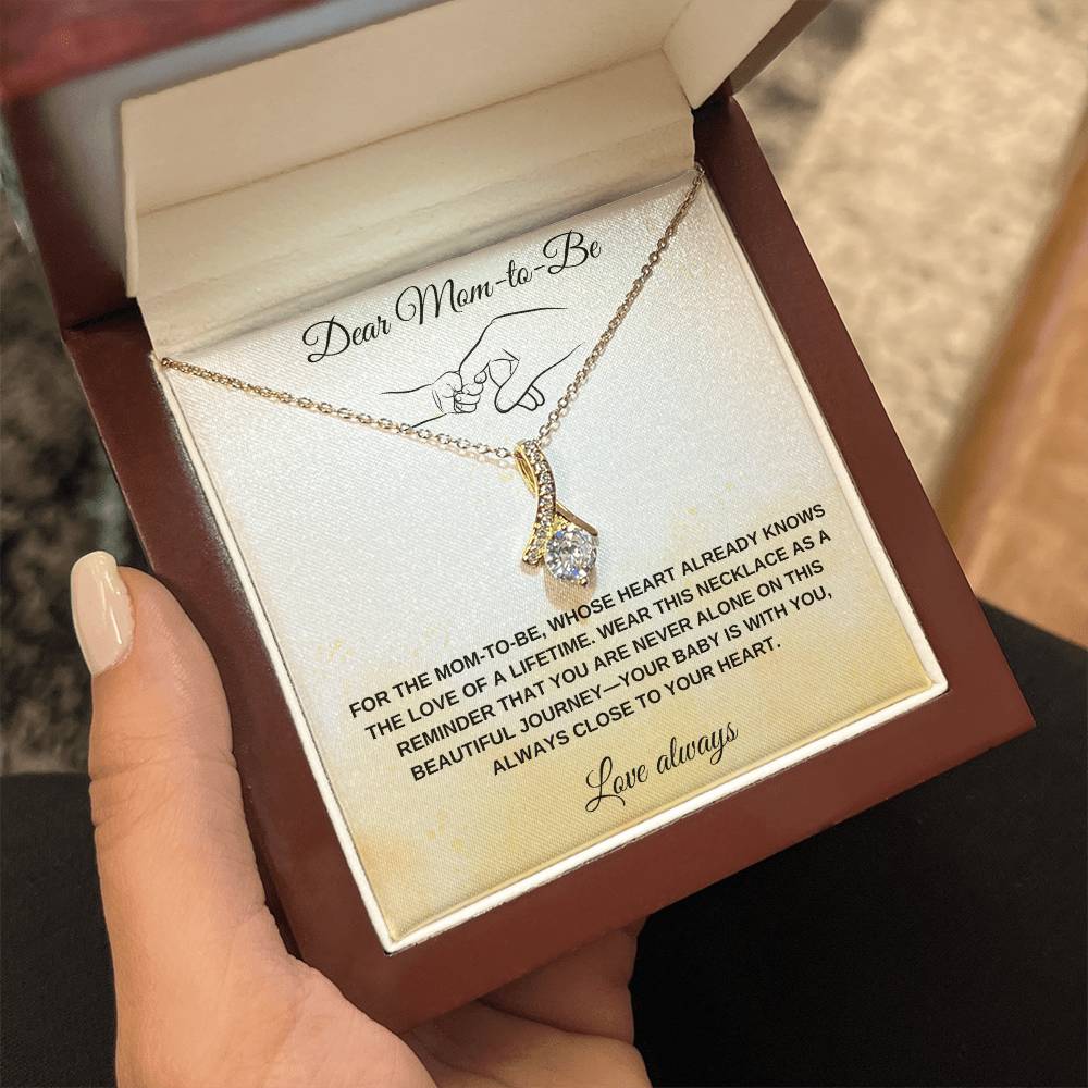 Dear Mom - to - Be Custom Captivating Beauty Necklace - Loulou Boutique