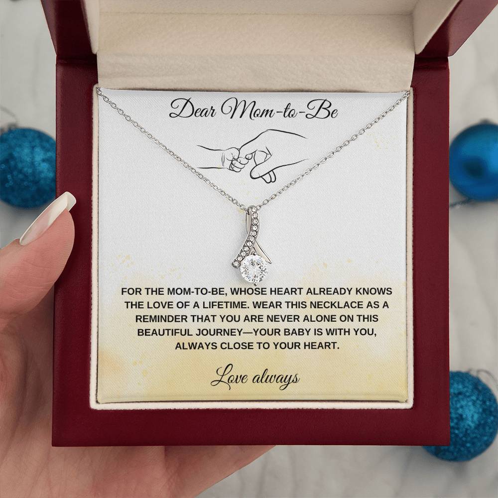 Dear Mom - to - Be Custom Captivating Beauty Necklace - Loulou Boutique