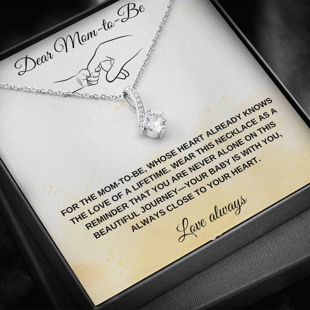 Dear Mom - to - Be Custom Captivating Beauty Necklace - Loulou Boutique