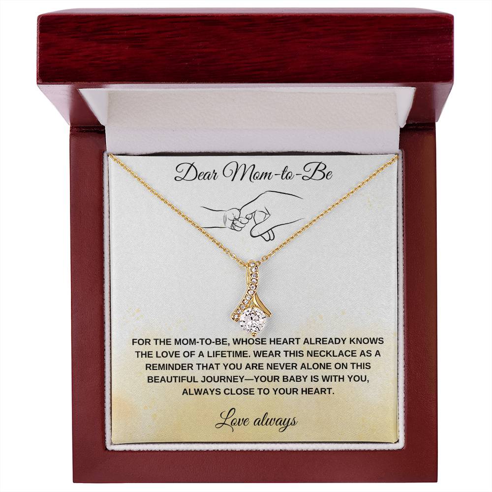 Dear Mom - to - Be Custom Captivating Beauty Necklace - Loulou Boutique