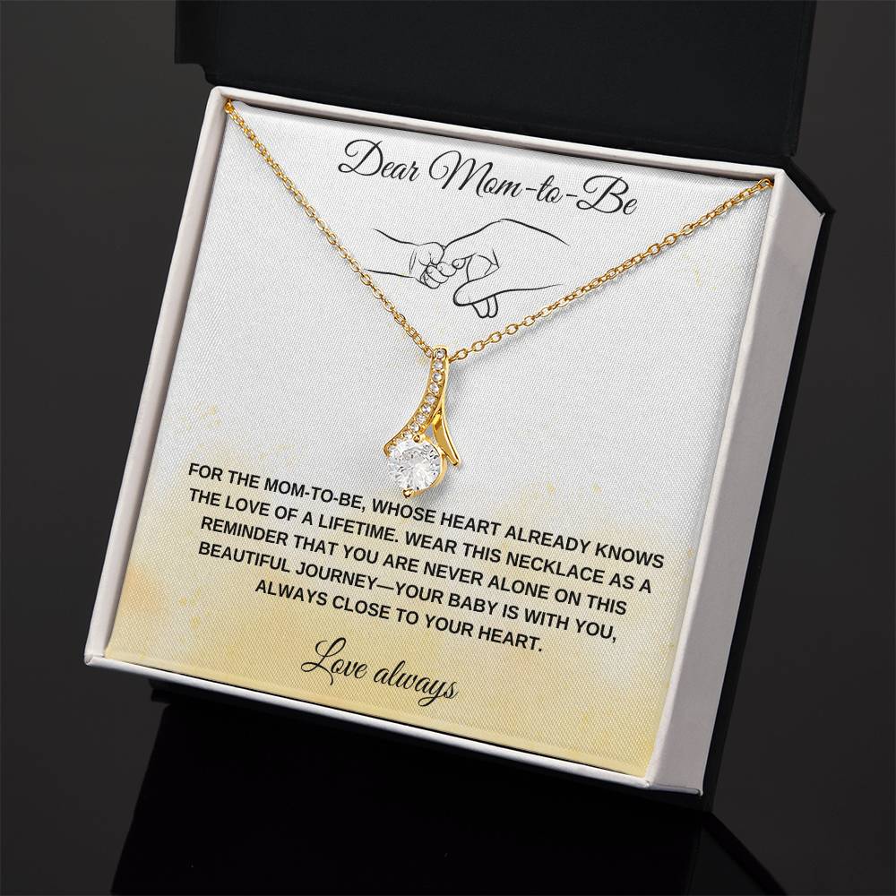 Dear Mom - to - Be Custom Captivating Beauty Necklace - Loulou Boutique