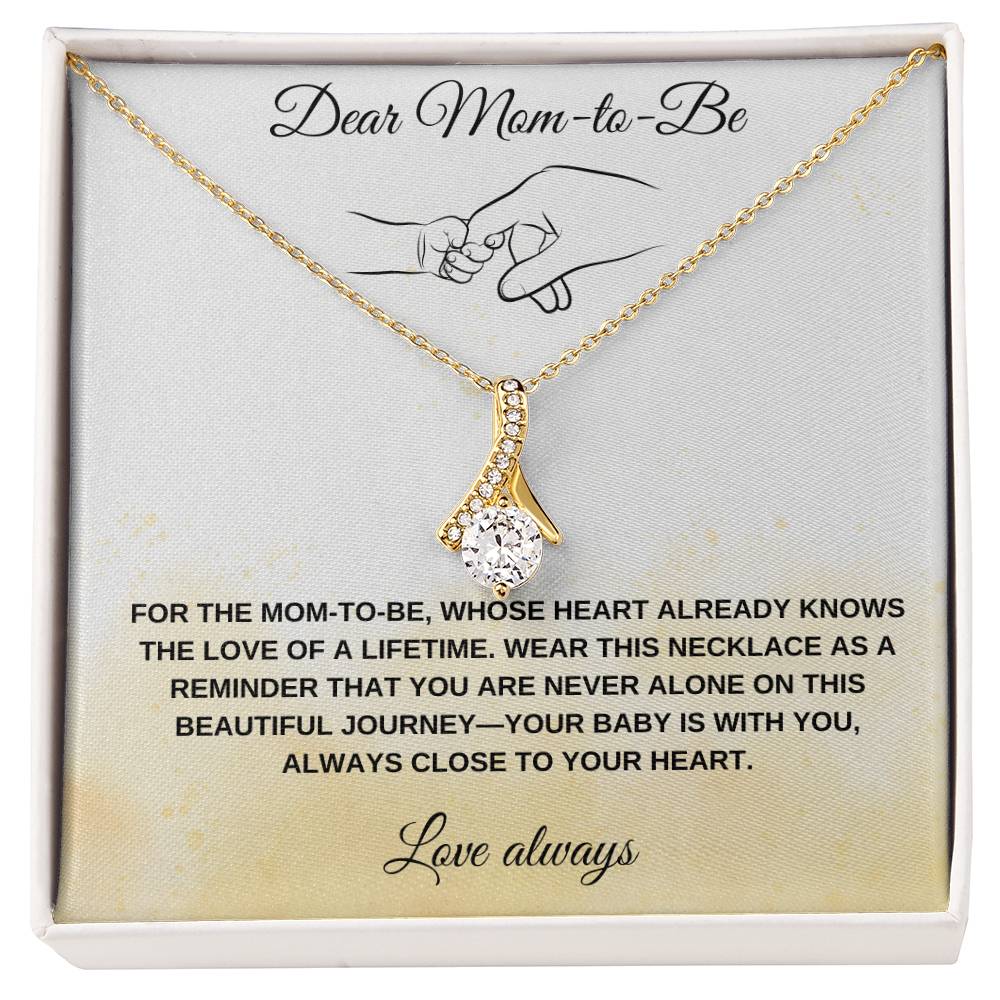 Dear Mom - to - Be Custom Captivating Beauty Necklace - Loulou Boutique