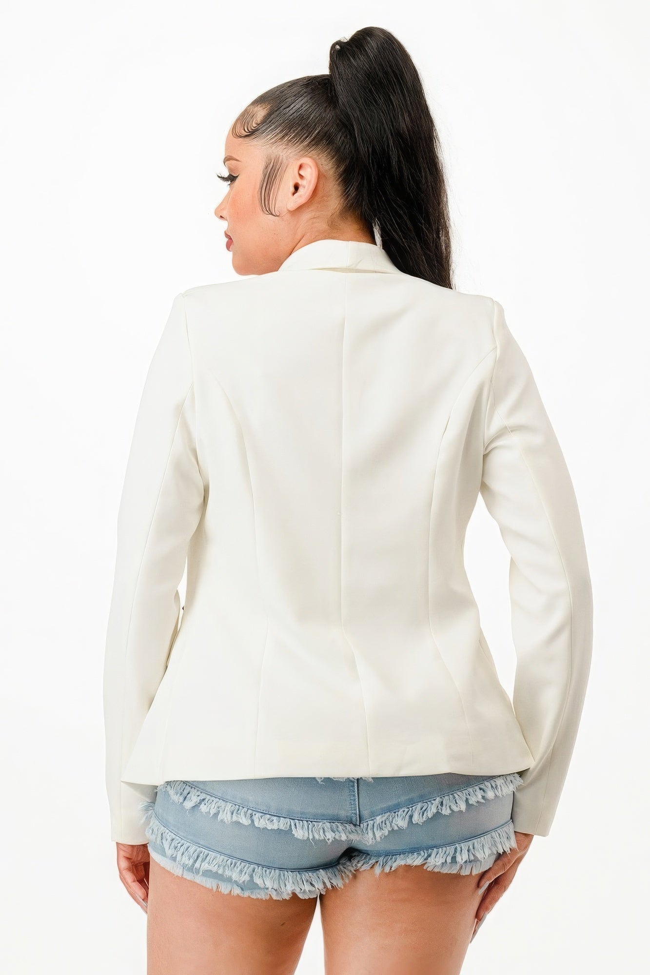 Double Breasted Blazer Jacket - Loulou Boutique