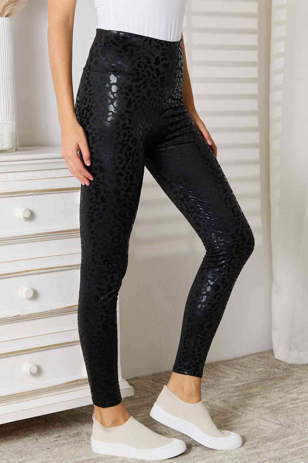 Double Take High Waist Leggings - Loulou Boutique