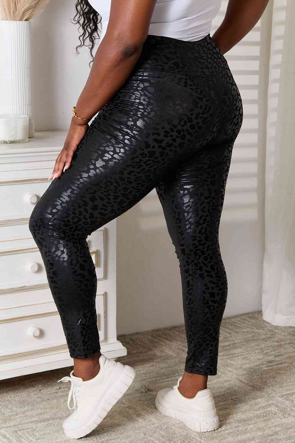 Double Take High Waist Leggings - Loulou Boutique