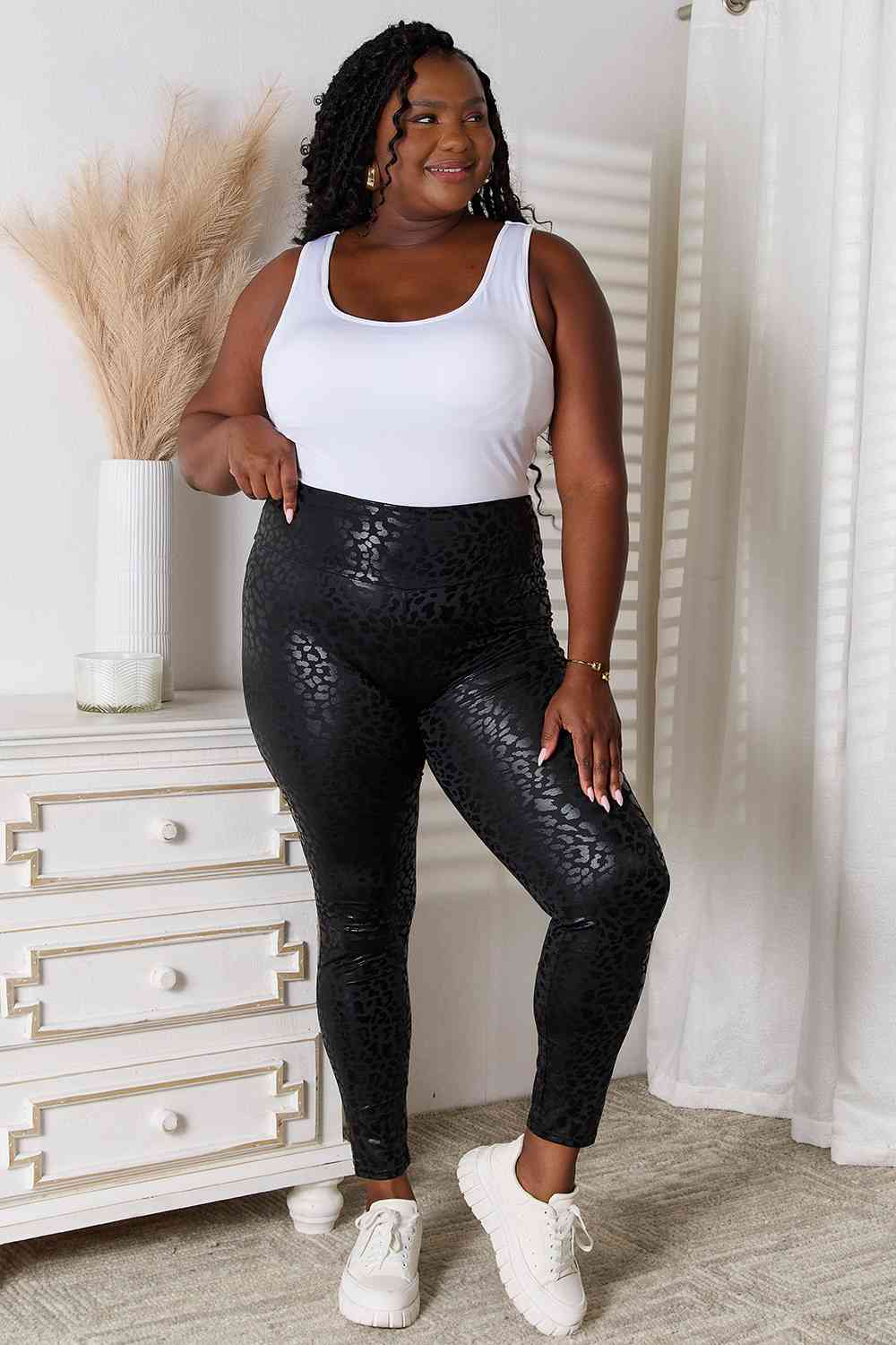 Double Take High Waist Leggings - Loulou Boutique