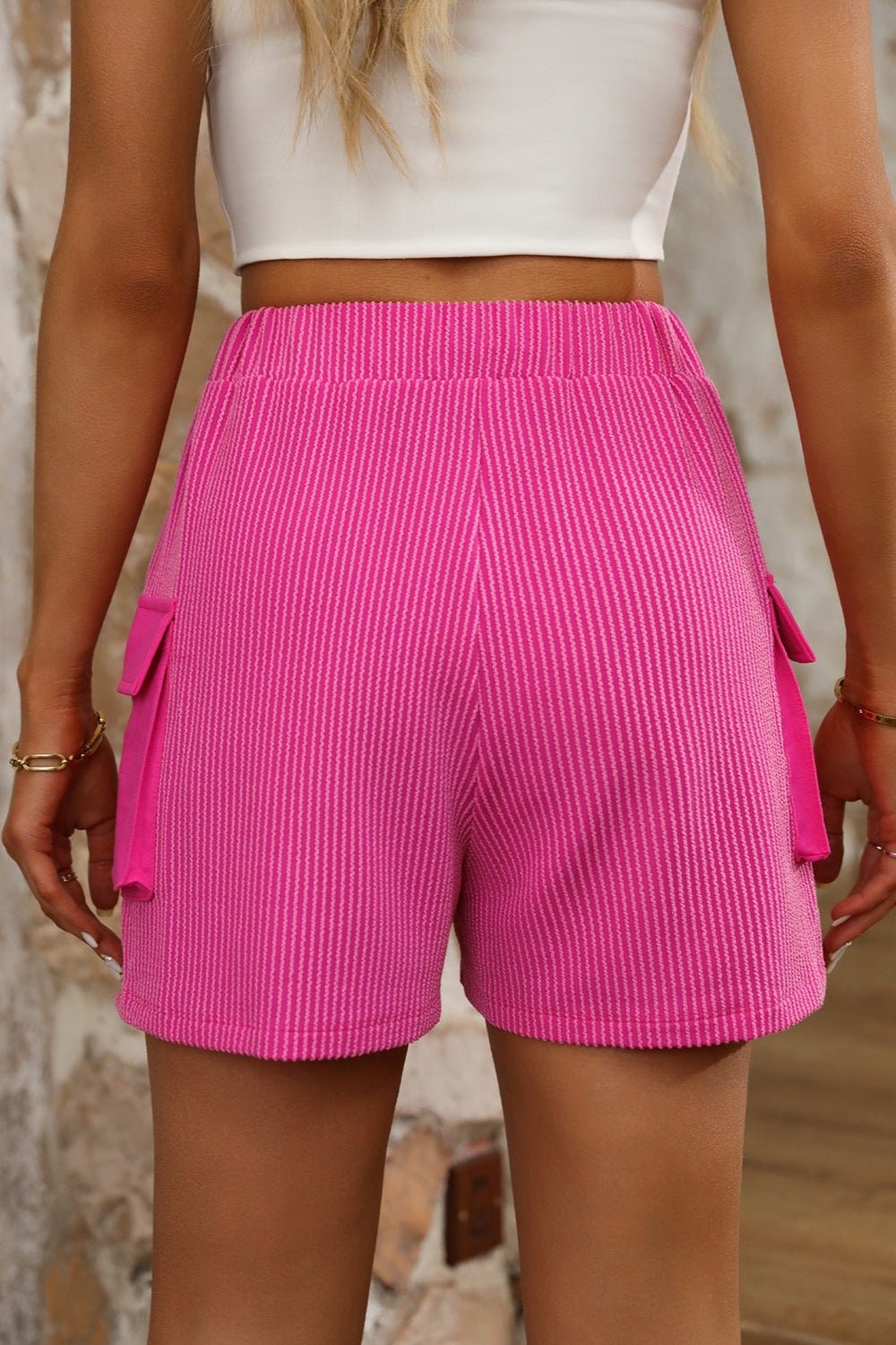 Drawstring High Waist Shorts - Loulou Boutique