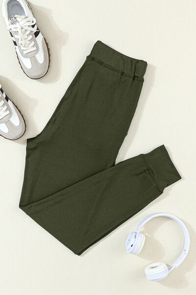 Drawstring Joggers with Pockets - Loulou Boutique