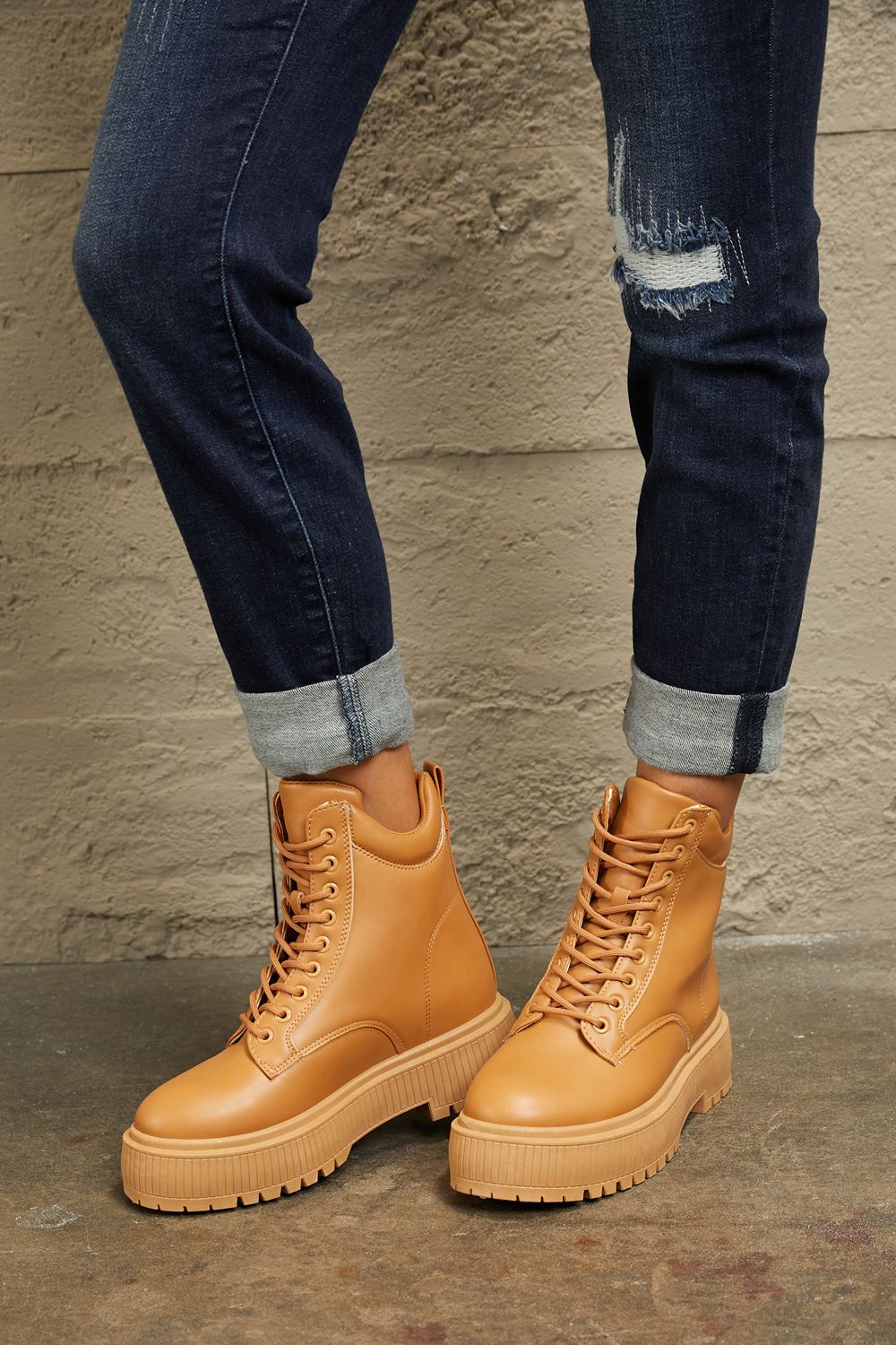 East Lion Corp Platform Combat Boots - Loulou Boutique