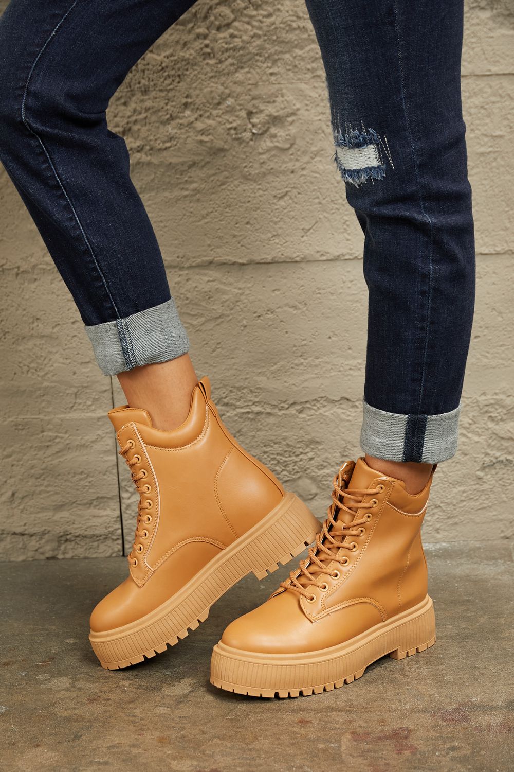 East Lion Corp Platform Combat Boots - Loulou Boutique