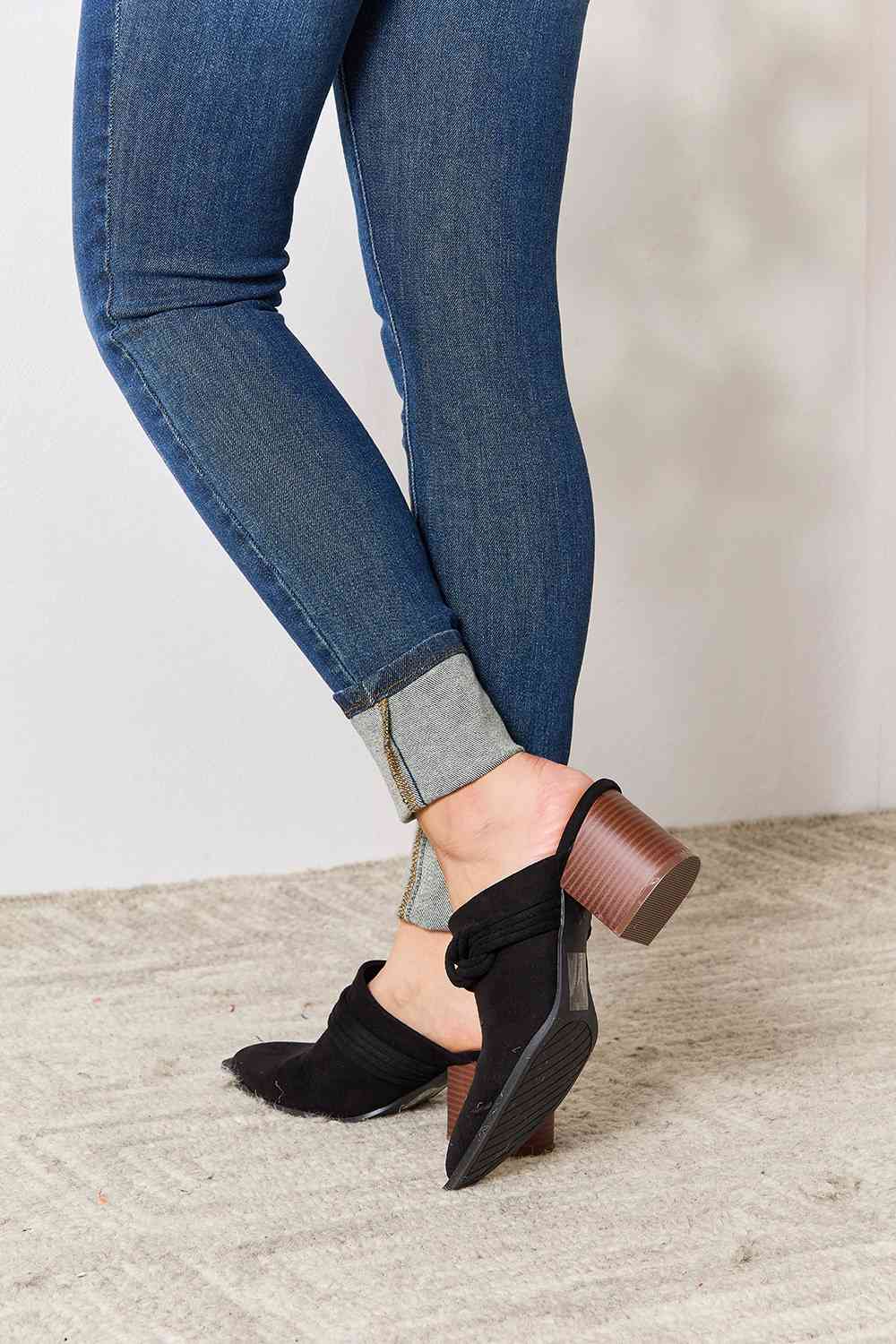 East Lion Corp Pointed - Toe Braided Trim Mules - Loulou Boutique