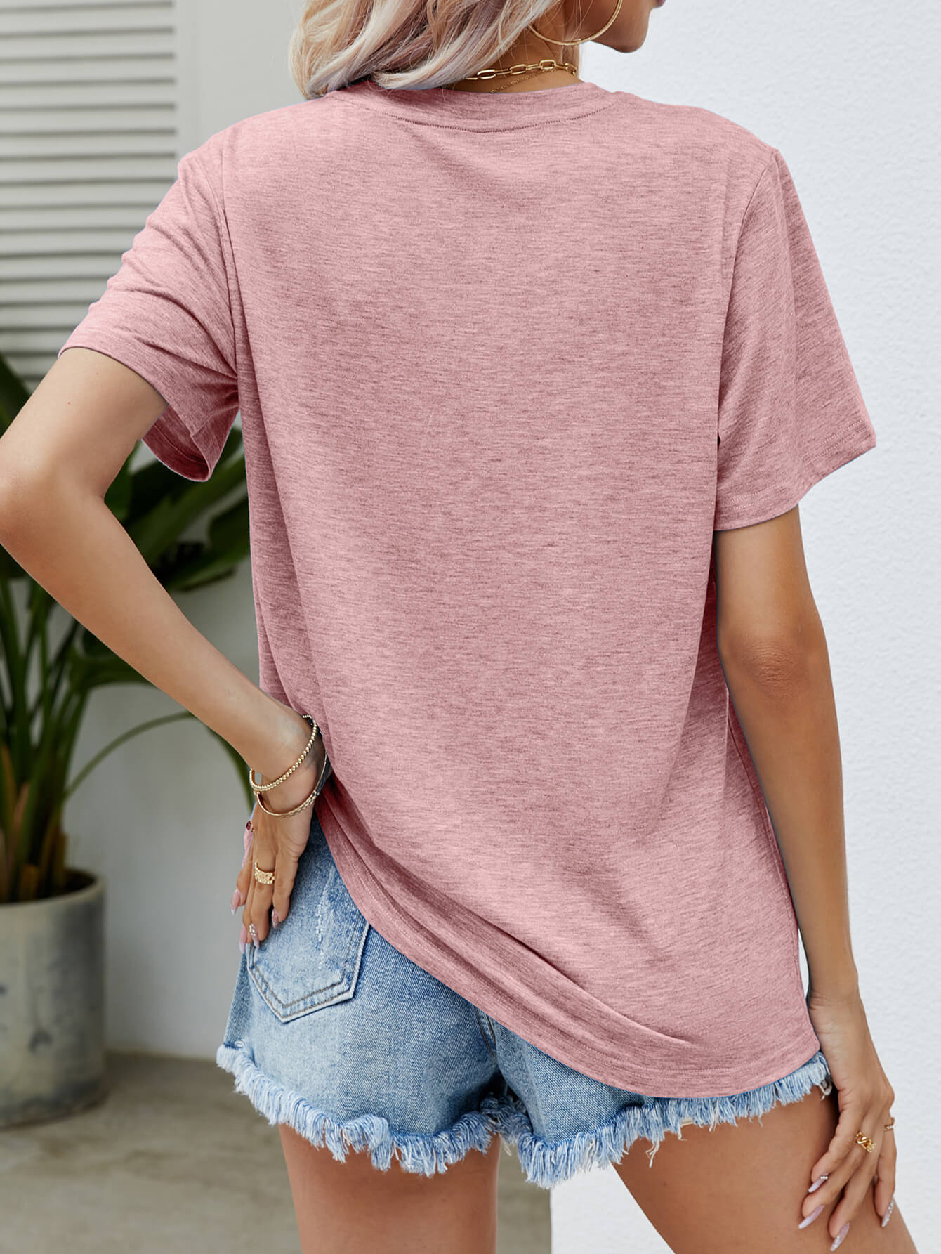 Easter MAMA Graphic Round Neck T-Shirt - Loulou Boutique