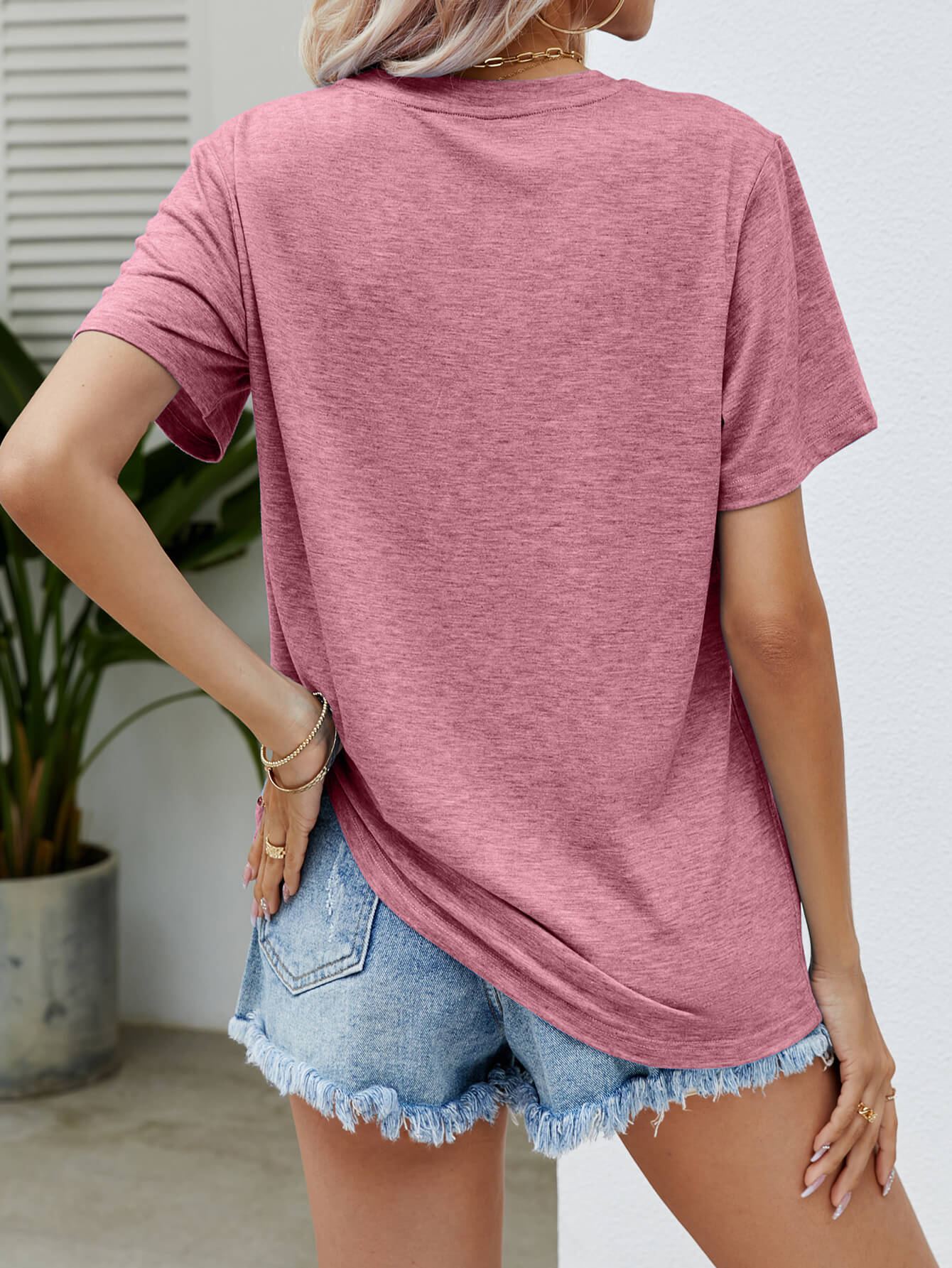 Easter MAMA Graphic Round Neck T-Shirt - Loulou Boutique