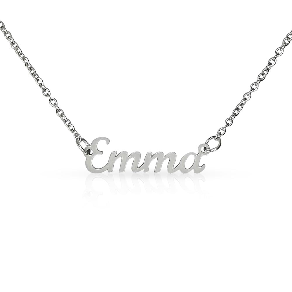 Elegance in Script: Personalized Name Necklace - Loulou Boutique