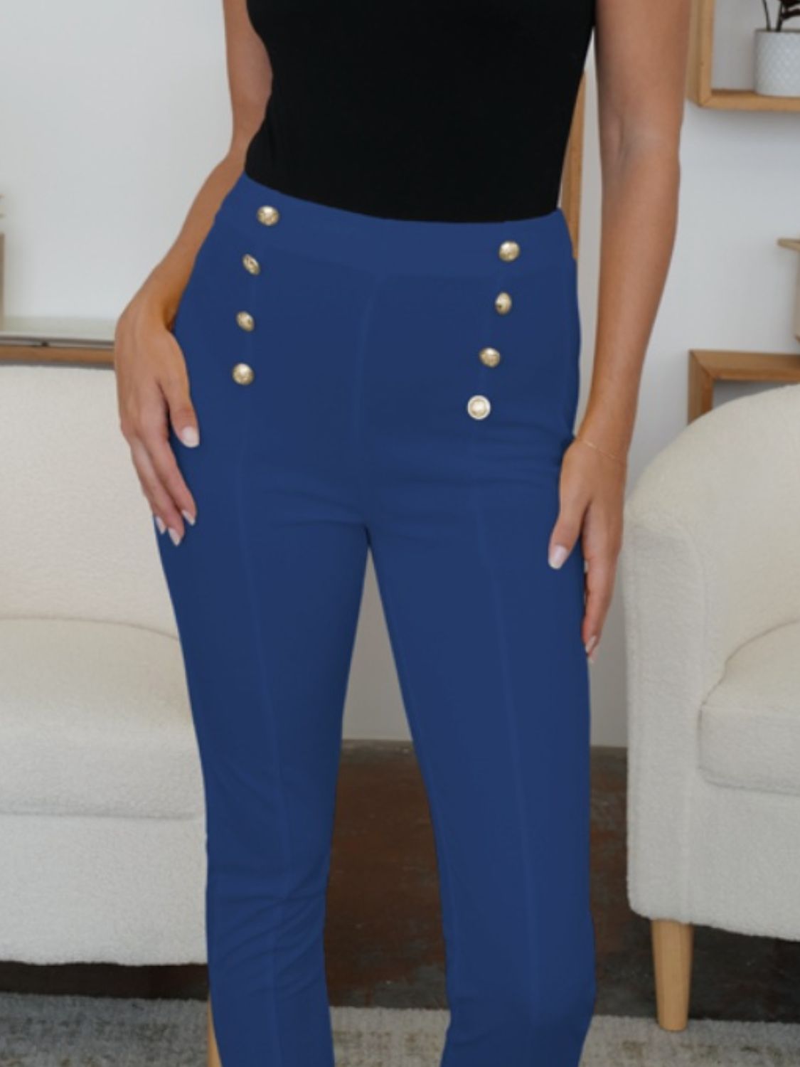 FAM - FAM High Waist Skinny Pants - Loulou Boutique