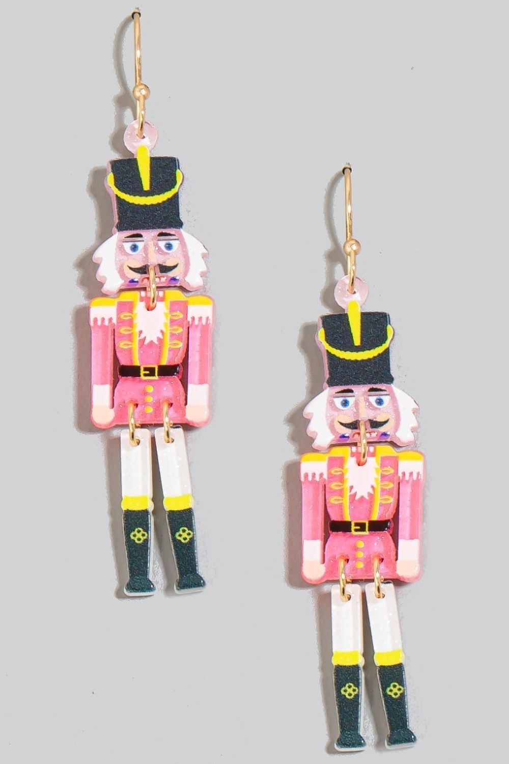 Fame Acrylic Nutcracker Dangle Earrings - Loulou Boutique