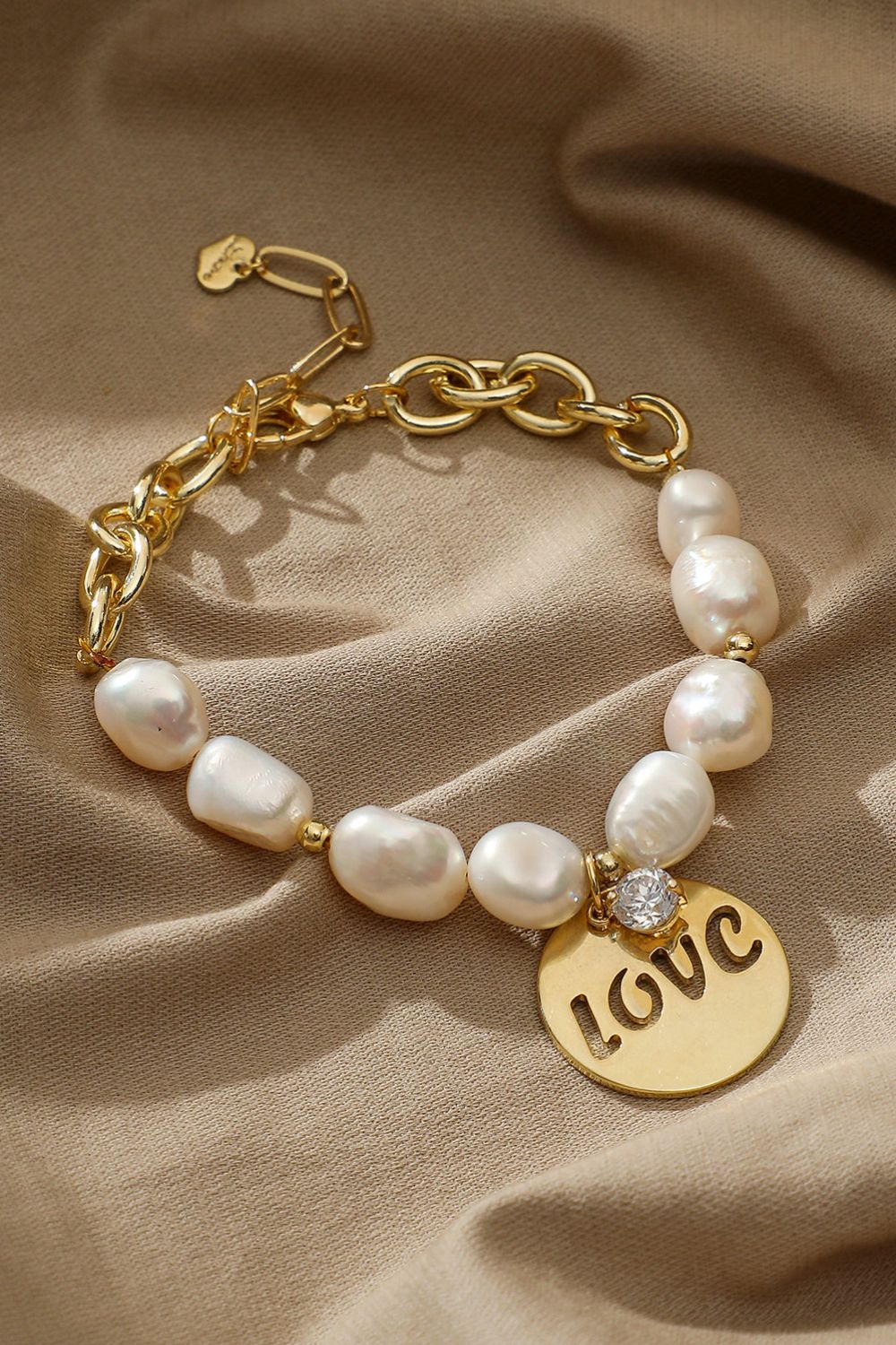 LOVE Freshwater Pearl Bracelet