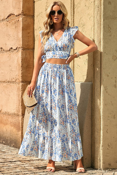 howdy.rib frill bustier. skirt セット Amazon.com: BTFBM Two Piece Skirt Sets For Women 2024 Trendy