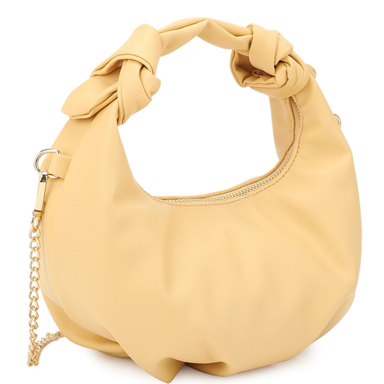 Smooth Round Handle Zipper Bag